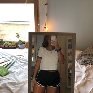 TOPSHOP crop ringer tee 😍😍